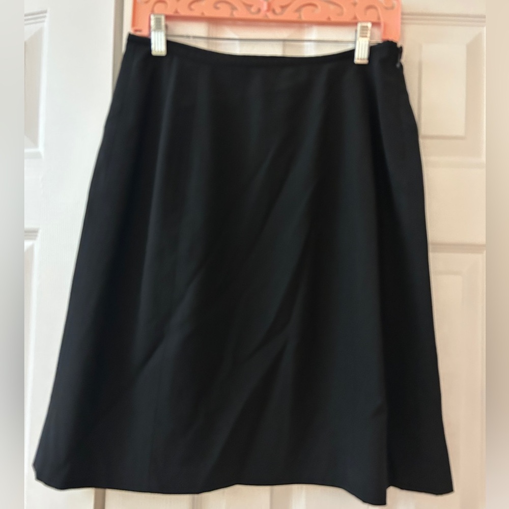 vintage Armani Collezioni women’s 10 Classic Black A-Line Skirt